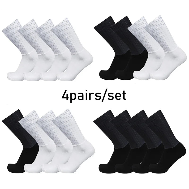 UrbanSole VeloGrip Pro Compression Socks — 4-Pair Set
