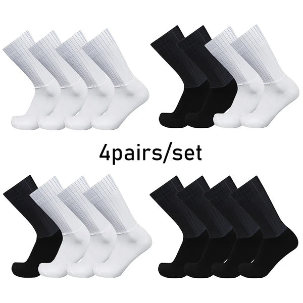 UrbanSole VeloGrip Pro Compression Socks — 4-Pair Set