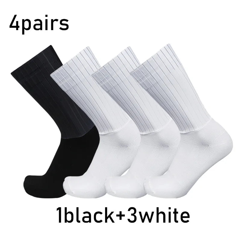 UrbanSole VeloGrip Pro Compression Socks — 4-Pair Set